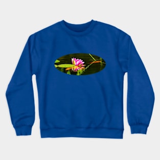 Pink Lily and Goldfish Crewneck Sweatshirt